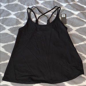 Black athletic tank